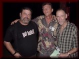 Jack with Fred Riser and Bobby Roper at the 35th Reunion, 2001