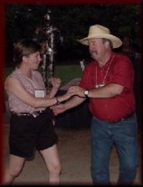 Charles and Denise Goff at the 35th Reunion, 2001