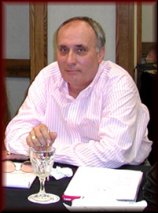 Danny Hammontree at a 35th Reunion planning meeting, 2001