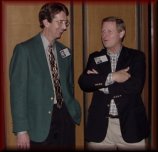Ron Hawkins and Steve Bartlett at the 35th Reunion