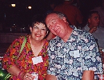 Carol Ann and Steve Adams at the Pavilion Party, July 6, 2001
