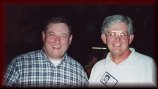 Mike Turner and Paul Worth at the 35th Reunion picnic, 2001